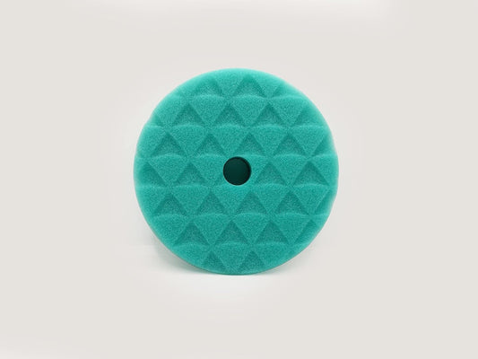 Shine Mate Polishing Foam Pads 4" - Fits To 3" Backing Plate (Diamond Cut T80 High Cut Foam Pads)-Designed For Both Rotary & Da Polishing (Green)