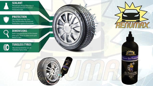 Tyre Puncture Fixer Self Sealing Agent (500 Ml)