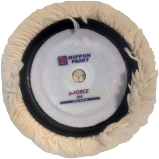 Twisted Wool Pad Car Polishing Soft Wool Auto-Stick Pad Buffing Cleaning Polisher Kit, Wear Resistant 8 Inch Polishing Pads For High End Furniture Cleaning Pack Of (5)