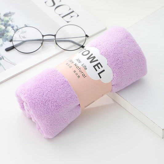 Microfiber Fleece Shower Spa Body Wrap Bathing Towel 70x140cm