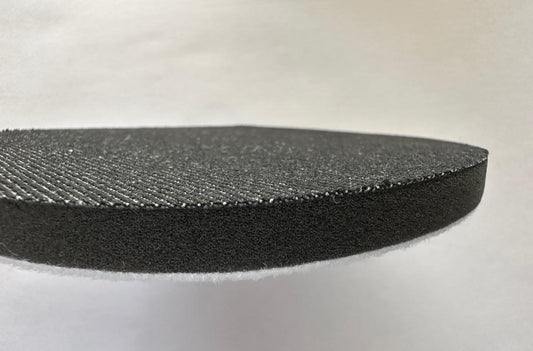 Nofox Shine Mate Black Denim Orange Peel Removal Pad - 1 Pack - Dia: 135mm, 5.3 inches (10 mm Thicknes)