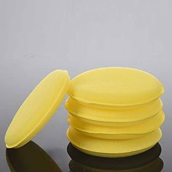 Car Care Waxing Polish Wax Foam Sponge Applicator Pads For Clean Cars (Pack Of 5)/Waxing Polish Wax Foam Sponge Applicator Pads Fit For Clean Car Vehicle Auto Glass