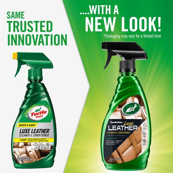 Click to see full view Turtle Wax Luxe Leather Cleaner &Liquid Conditioner-Car Leather Seat Cleaner