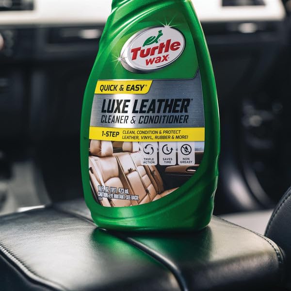 Click to see full view Turtle Wax Luxe Leather Cleaner &Liquid Conditioner-Car Leather Seat Cleaner