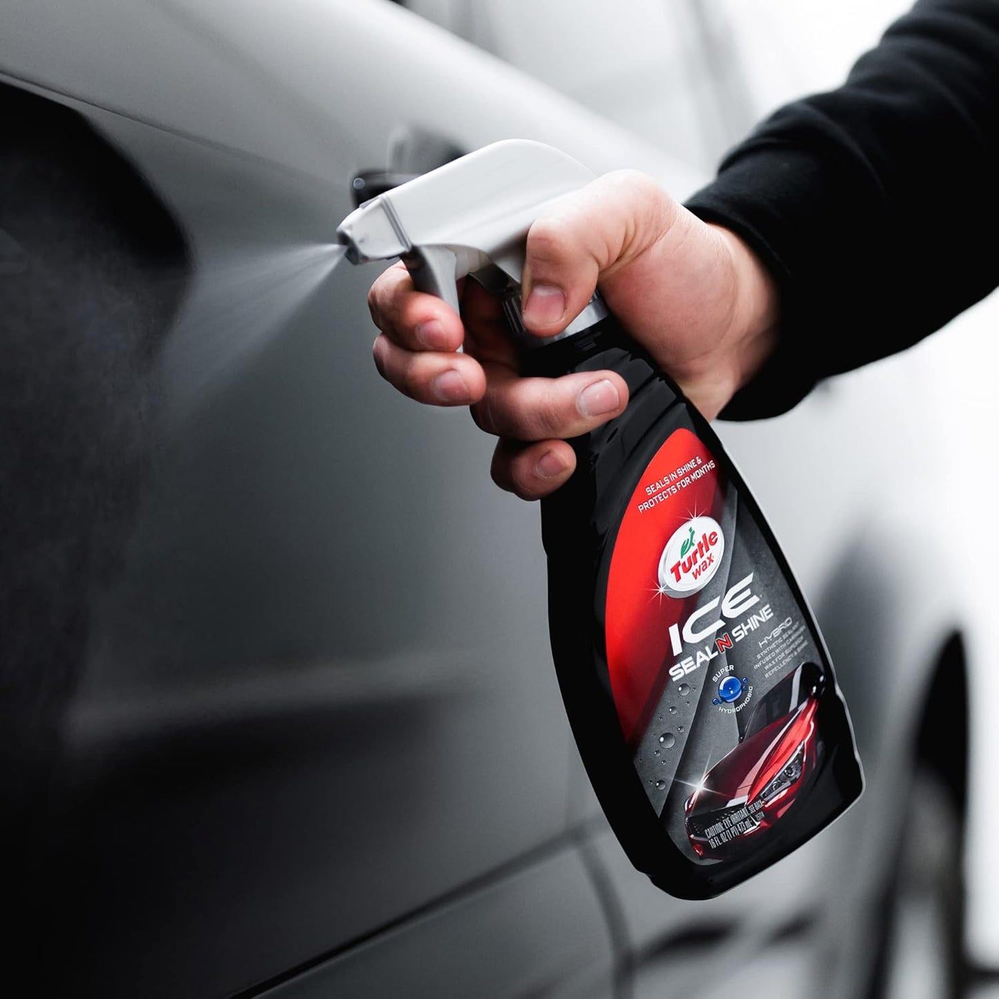 Turtle Wax Seal 'n' Shine Spray Car Wax Sealant, High Shine, Pack of 1, Can Use on Wet or Dry Cars with Carnauba Wax for Mirror Shine, Streak-Free, Long Lasting Protection