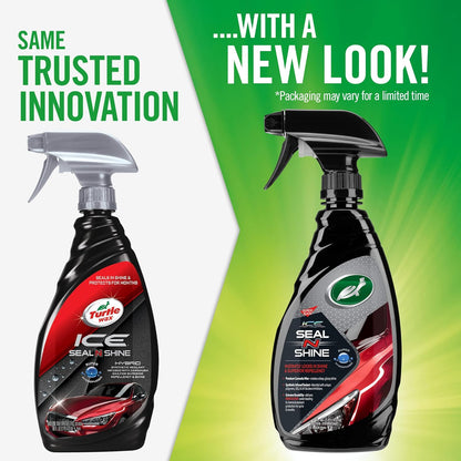 Turtle Wax Seal 'n' Shine Spray Car Wax Sealant, High Shine, Pack of 1, Can Use on Wet or Dry Cars with Carnauba Wax for Mirror Shine, Streak-Free, Long Lasting Protection