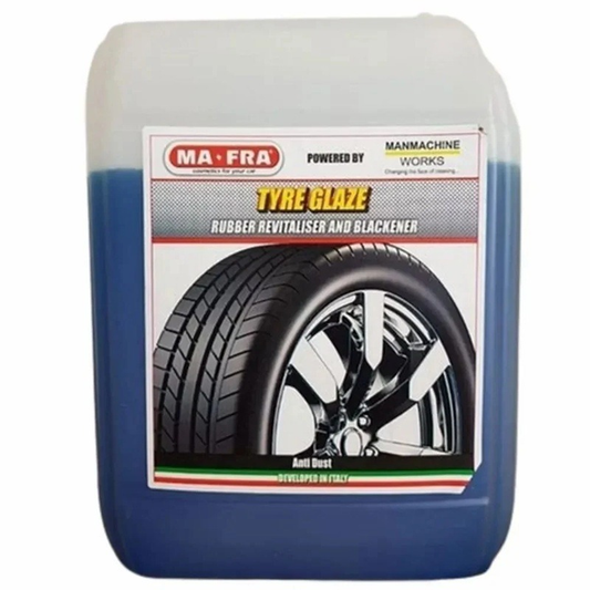 MAFRA Car Bike Tyre Polish Glaze Rubber Revitalizer and Blackener (5Kg)| Prevents- Cracks & Resisting Air-Born Pollutants, Long Lasting, Non-Greasy | Tire Tyre Dresser Shiner Gloss blue color
