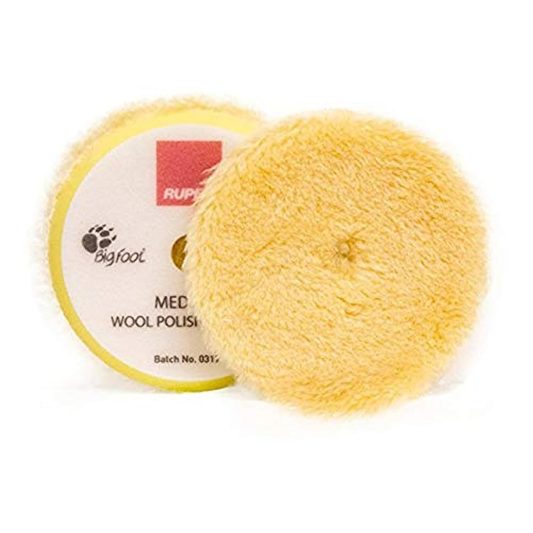 Rupes Bigfoot Medium Wool 5.75" Orbital Polishing Pad