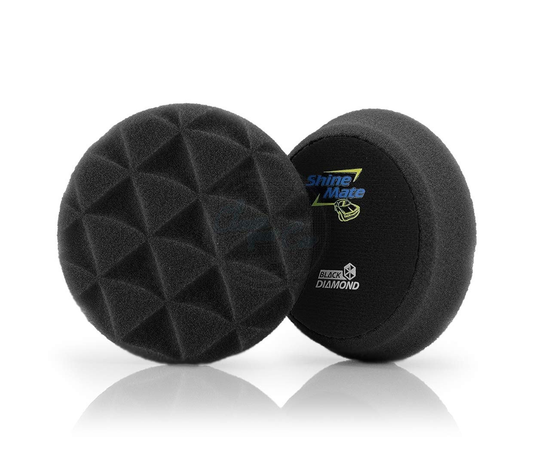 Shine Mate Car Polishing Pad 7" (Black/Soft Foam)