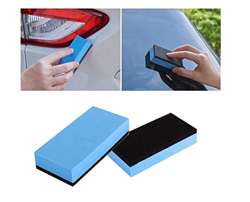 Car Glass/Body Ceramic Foam Applicator Pad (Pack Of 2 Pieces)