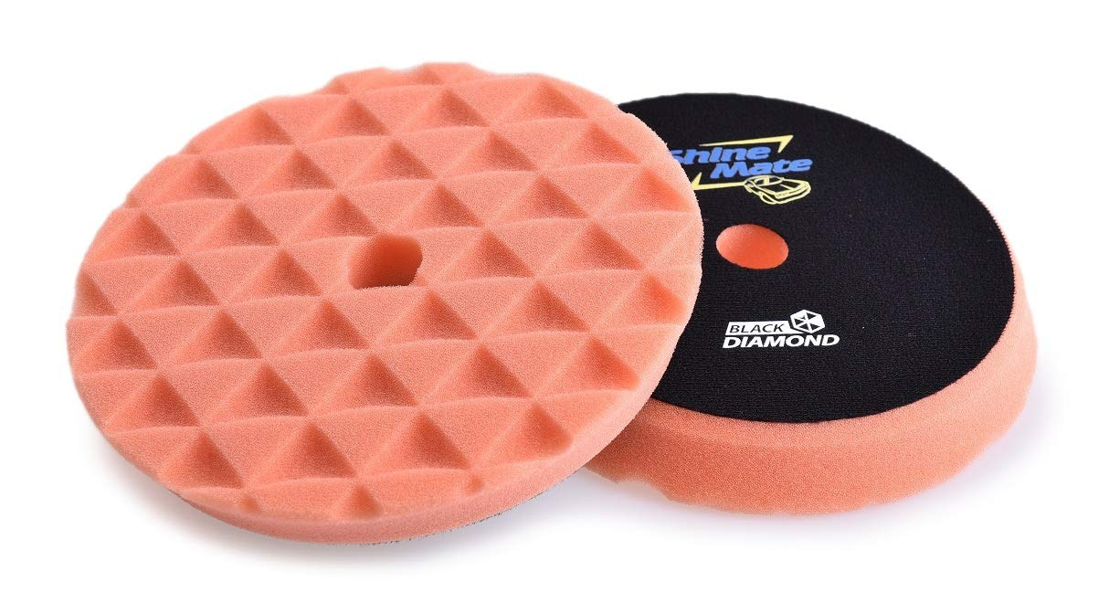Shine Mate T40 Universal And Multi-Purpose 6 Inch Foam Pads Fits To 5 Inches Backing Plate (Orange)