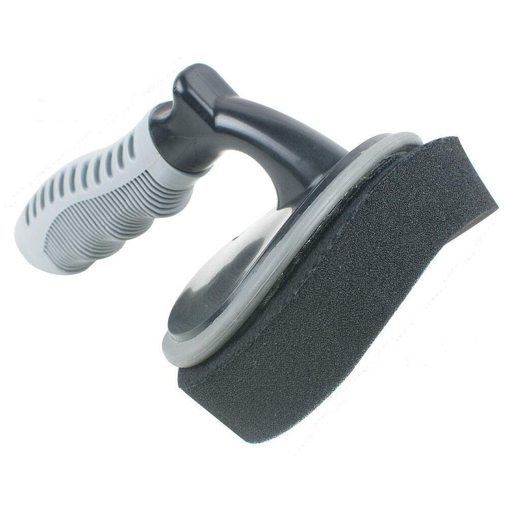 Nofox Car/Bike Tire Polishing Applicator Brush Black- Tire Shine Applicator - Tire Foam Brush - 1 Nos