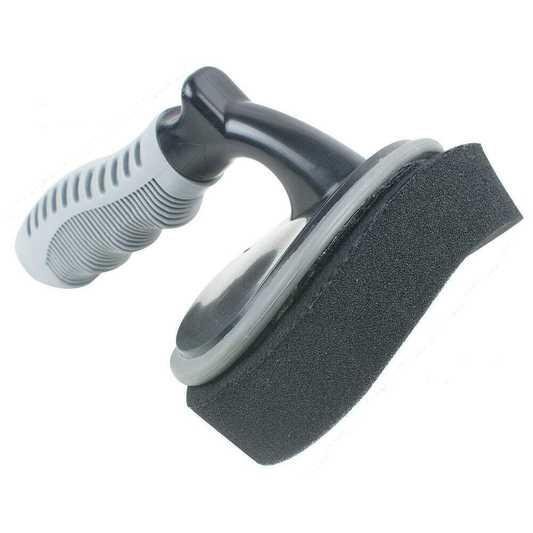 Nofox Car/Bike Tire Polishing Applicator Brush Black- Tire Shine Applicator - Tire Foam Brush - 1 Nos