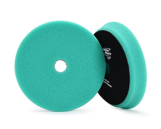 Shine Mate Polishing Foam Pad 6" Fit To 5" Backing Plate (Green/Flat) - 1 Nos