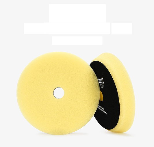 Shine Mate Polishing Foam Pad 6" Fit To 5" Backing Plate (Yellow/Flat/Hard)(150X25Mm) - 1 Nos