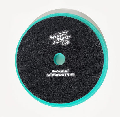 Shine Mate Polishing Foam Pad 7" Fit To 6" Backing Plate (Green/Flat)(150X25Mm) - 1 Nos