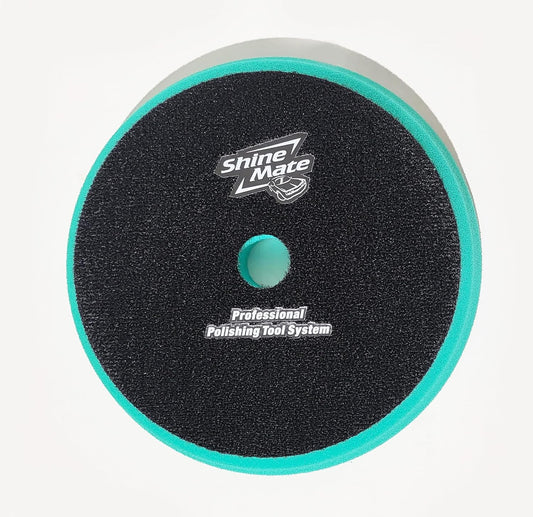 Shine Mate Polishing Foam Pad 7" Fit To 6" Backing Plate (Green/Flat)(150X25Mm) - 1 Nos