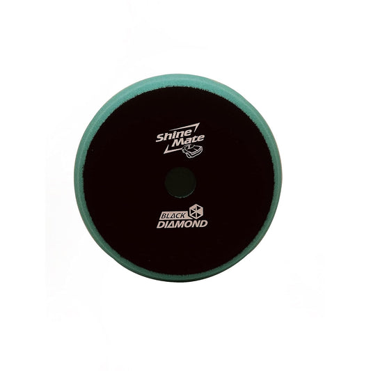 Shine Mate Polishing Foam Pads 4" - Fits To 3" Backing Plate (Diamond Cut T80 High Cut Foam Pads)-Designed For Both Rotary & Da Polishing (Green)