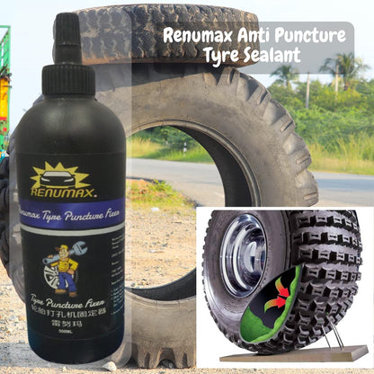 Tyre Puncture Fixer Self Sealing Agent (500 Ml)
