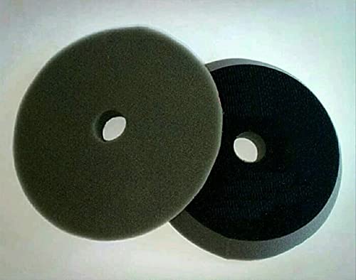 Polishing Pad 7" Foam Pads Fits To 6" Backing Plate (Black Flat Soft Polishing Foam Pad) Designed For Both Rotary & Da Polisher- Pack Of 1 Pcs