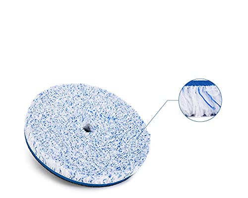 Shine Mate Micro-Fiber Polishing Pad 6 Inch (159 Mm) - 1 Pcs (Cushion Foam Blue 8 Mm)