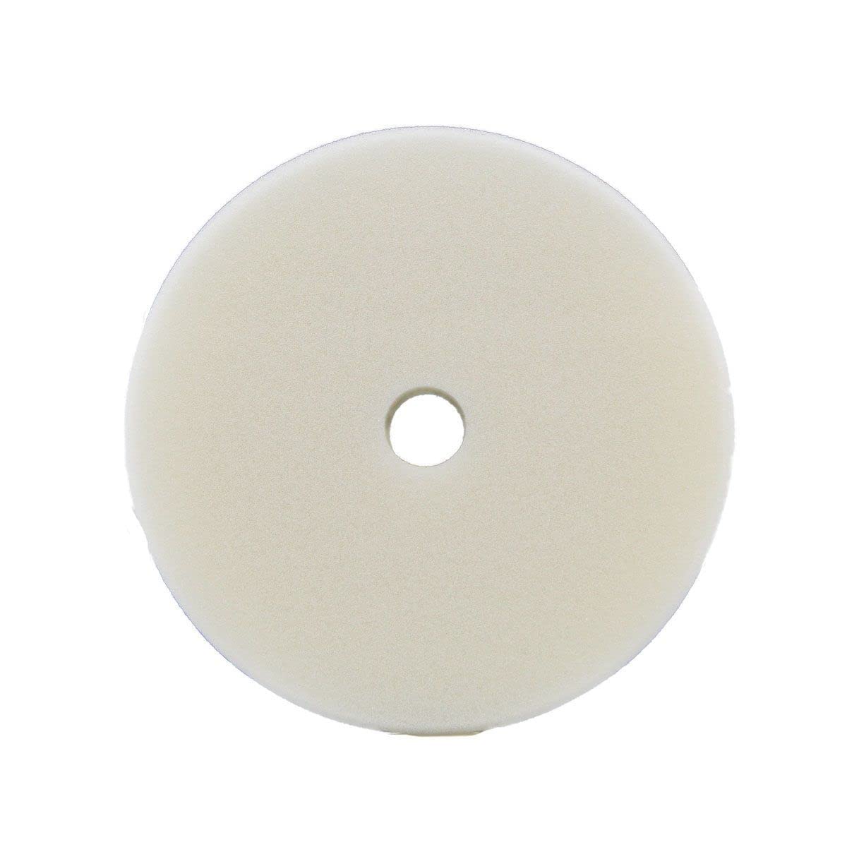 Flash Foam Pads 6" Fits To 5" Backing Plate-Rubbing/Polishing (White Heavy Cutting Hard Foam) For Da/Rotary Machine