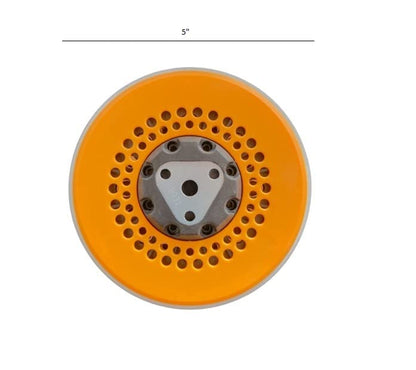 Dual Action Machine Backing Plates/Dust Devil V3 Multi-Hole Sanding Backing Pad 5" - Backing Pad For Da Polisher -Pack Of 1 Pcs
