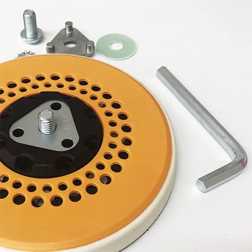 Dual Action Machine Backing Plates/Dust Devil V3 Multi-Hole Sanding Backing Pad 5" - Backing Pad For Da Polisher -Pack Of 1 Pcs