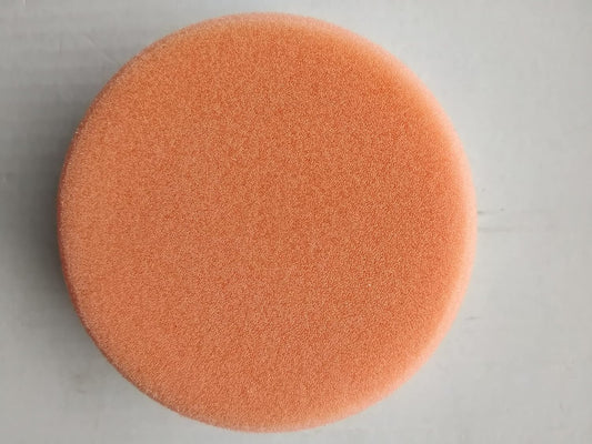 Shine Mate Plain/Hard Foam Polishing/Rubbing Pad (7 Inch, Orange Medium-Cut Foam Pad) T40-1 Pcs