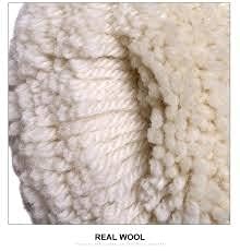 Twisted Wool Pad Car Polishing Soft Wool Auto-Stick Pad Buffing Cleaning Polisher Kit, Wear Resistant 8 Inch Polishing Pads For High End Furniture Cleaning Pack Of (5)