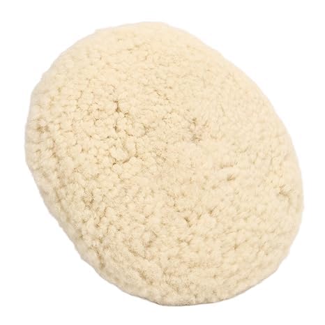 Twisted Wool Pad Car Polishing Soft Wool Auto-Stick Pad Buffing Cleaning Polisher Kit, Wear Resistant 8 Inch Polishing Pads For High End Furniture Cleaning Pack Of (5)
