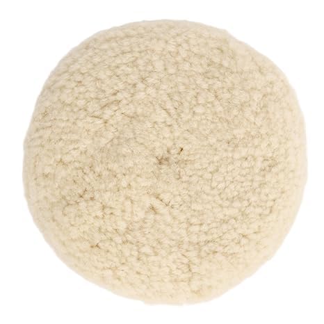 Twisted Wool Pad Car Polishing Soft Wool Auto-Stick Pad Buffing Cleaning Polisher Kit, Wear Resistant 8 Inch Polishing Pads For High End Furniture Cleaning Pack Of (3)