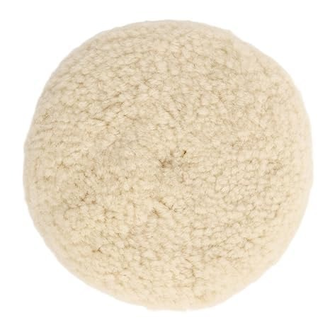 Twisted Wool Pad Car Polishing Soft Wool Auto-Stick Pad Buffing Cleaning Polisher Kit, Wear Resistant 8 Inch Polishing Pads For High End Furniture Cleaning Pack Of (1)