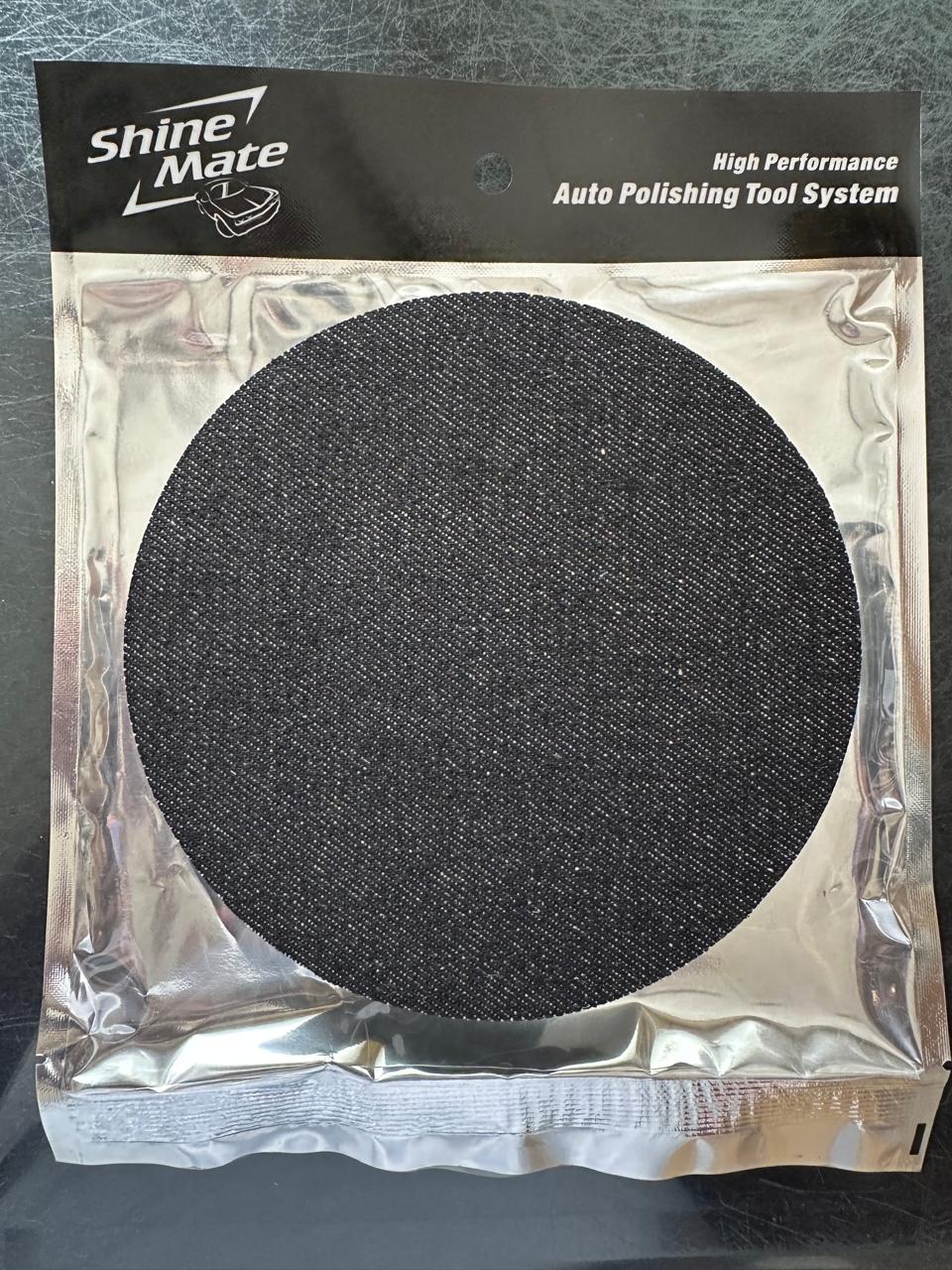 Nofox Shine Mate Black Denim Orange Peel Removal Pad - 1 Pack - Dia: 135mm, 5.3 inches (10 mm Thicknes)