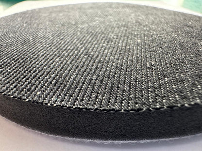 Nofox Shine Mate Black Denim Orange Peel Removal Pad - 1 Pack - Dia: 135mm, 5.3 inches (10 mm Thicknes)