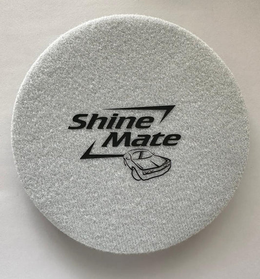 Nofox Shine Mate Black Denim Orange Peel Removal Pad - 1 Pack - Dia: 135mm, 5.3 inches (10 mm Thicknes)
