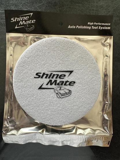 Nofox Shine Mate Black Denim Orange Peel Removal Pad - 1 Pack - Dia: 135mm, 5.3 inches (10 mm Thicknes)
