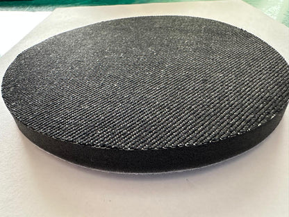 Nofox Shine Mate Black Denim Orange Peel Removal Pad - 1 Pack - Dia: 135mm, 5.3 inches (10 mm Thicknes)