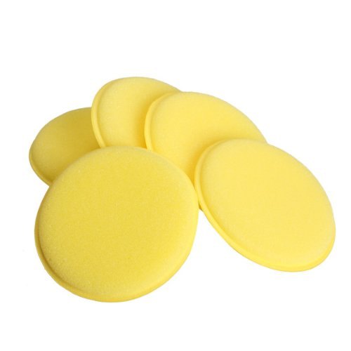 Car Care Waxing Polish Wax Foam Sponge Applicator Pads For Clean Cars (Pack Of 5)/Waxing Polish Wax Foam Sponge Applicator Pads Fit For Clean Car Vehicle Auto Glass