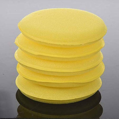 Car Care Waxing Polish Wax Foam Sponge Applicator Pads For Clean Cars (Pack Of 5)/Waxing Polish Wax Foam Sponge Applicator Pads Fit For Clean Car Vehicle Auto Glass