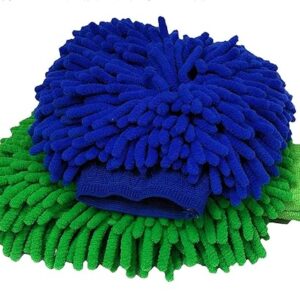 Micro Fiber Washing Gloves (Big Size) Pack of 1 Pcs (Mix Color)